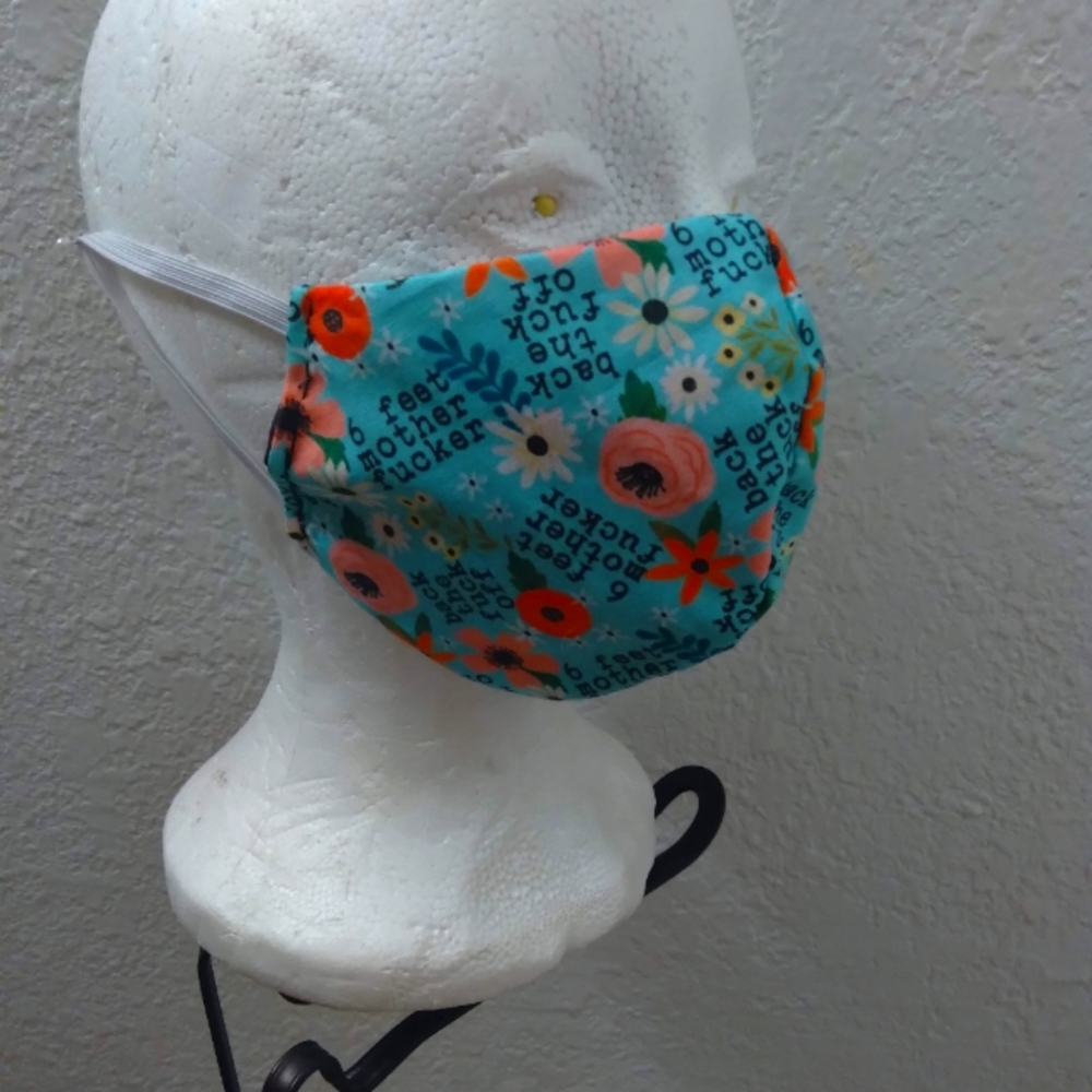 Reversible face cover, handmade